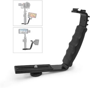 L-shaped gimbal expansion bracket