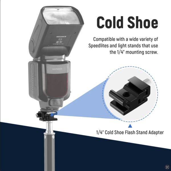 1/4” Cold Shoe Mount