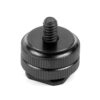 Camera Hot Shoe Mount to 1/4"-20 Tripod Screw Adapter