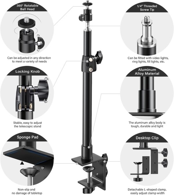 Camera Desk Mount Stand